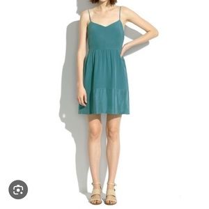 Madewell bordershine silk dress
